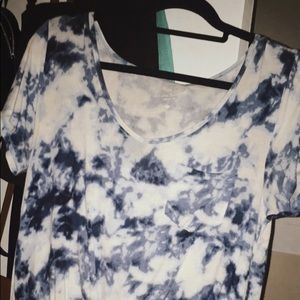 Hollister Oversized Tie Dye Tee